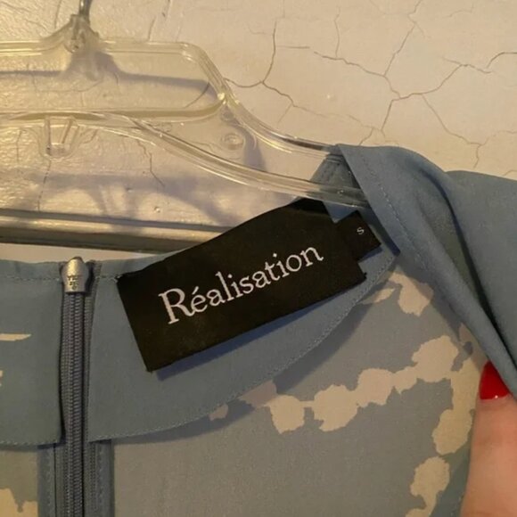 Realisation Par Luella Dress in Summer Loving Blue - Picture 3 of 3